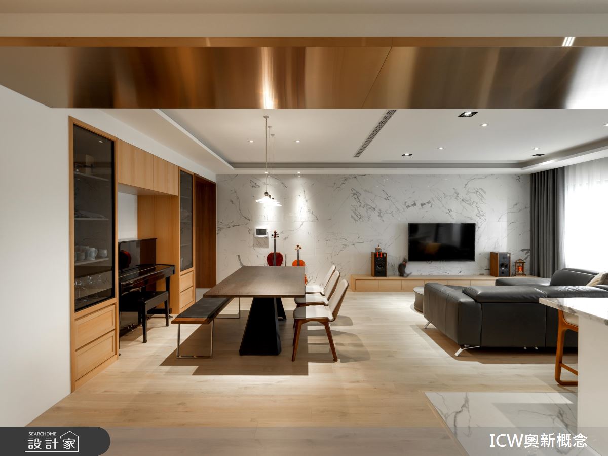 客、餐、廚視為一體！三代同堂互動 0 距離