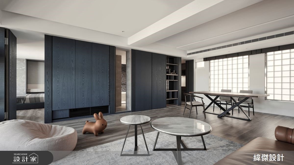 隱藏門讓格局更有條理！32 坪老屋帶著長輩祝福，伴一家四口享受天倫樂