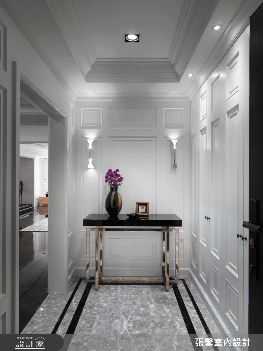 融合美式古典細節！展現 55 坪時尚現代宅的優雅風情