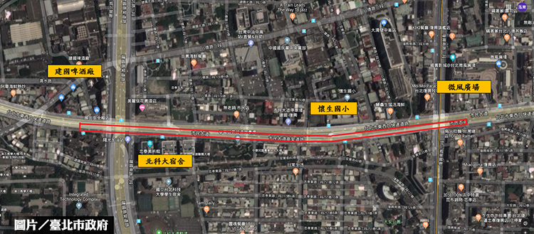 北市透水路面上高架 更新海綿城市