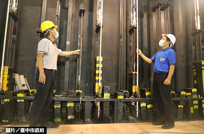 台中葫蘆墩文化中心演奏廳 動工修繕