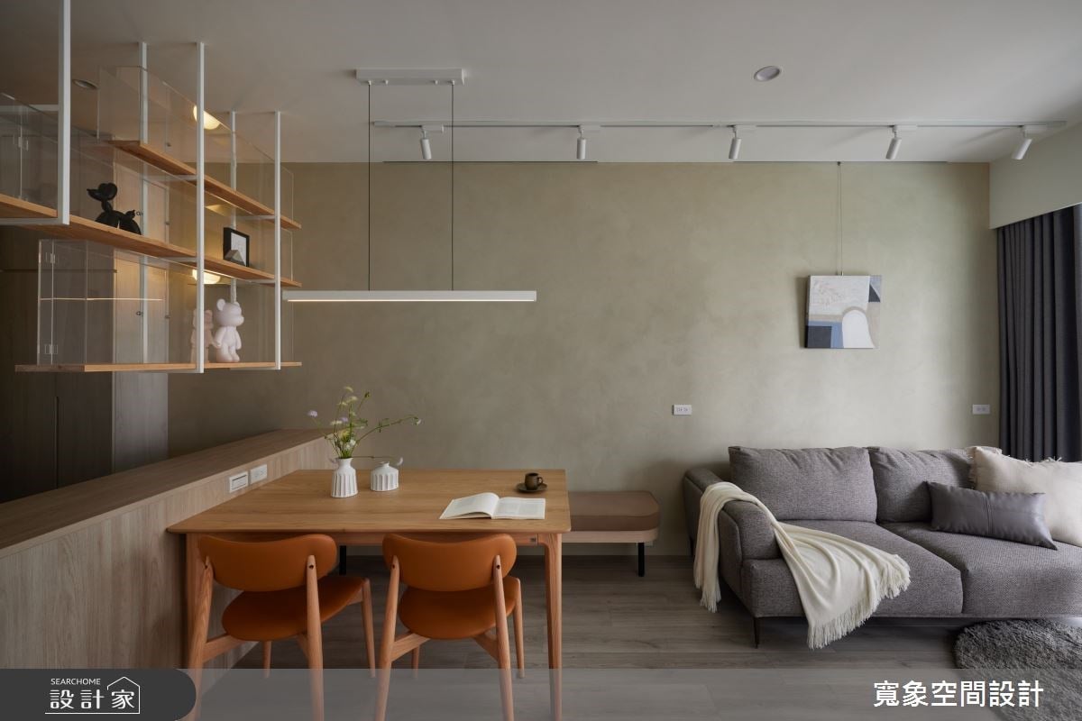 日式摺紙藝術引導生活動線！展示收納屏風化解風水疑慮，餐廚格局重塑建...