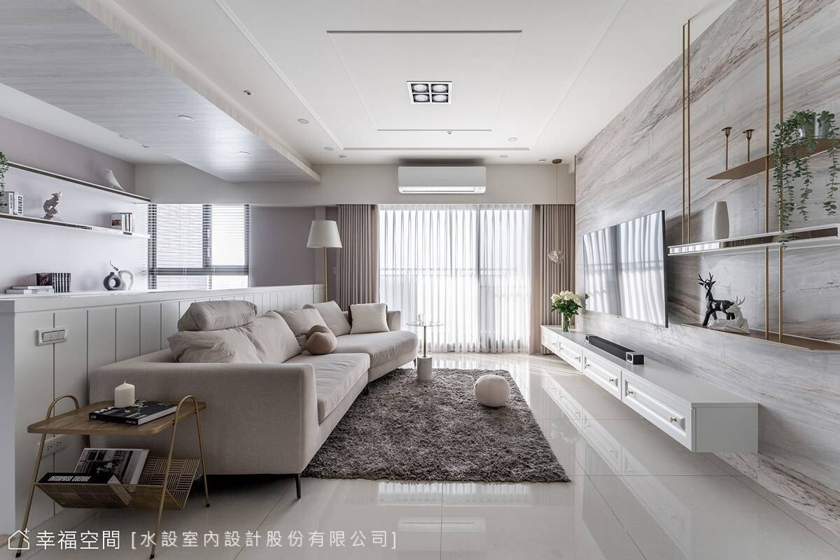 璀璨脈絡織構輕奢韶光｜新古典｜30坪