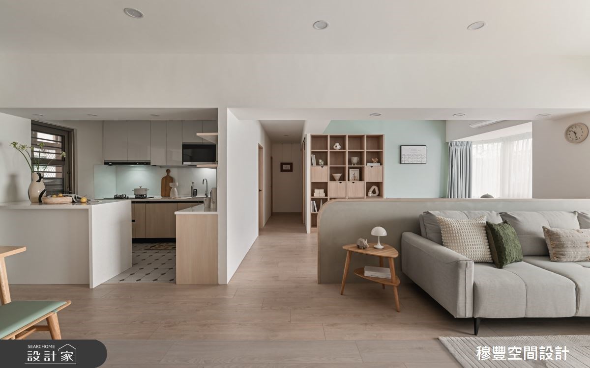 老屋翻新，家變成充滿愛與溫暖的理想居所！開放式設計迎來明亮採光，串...