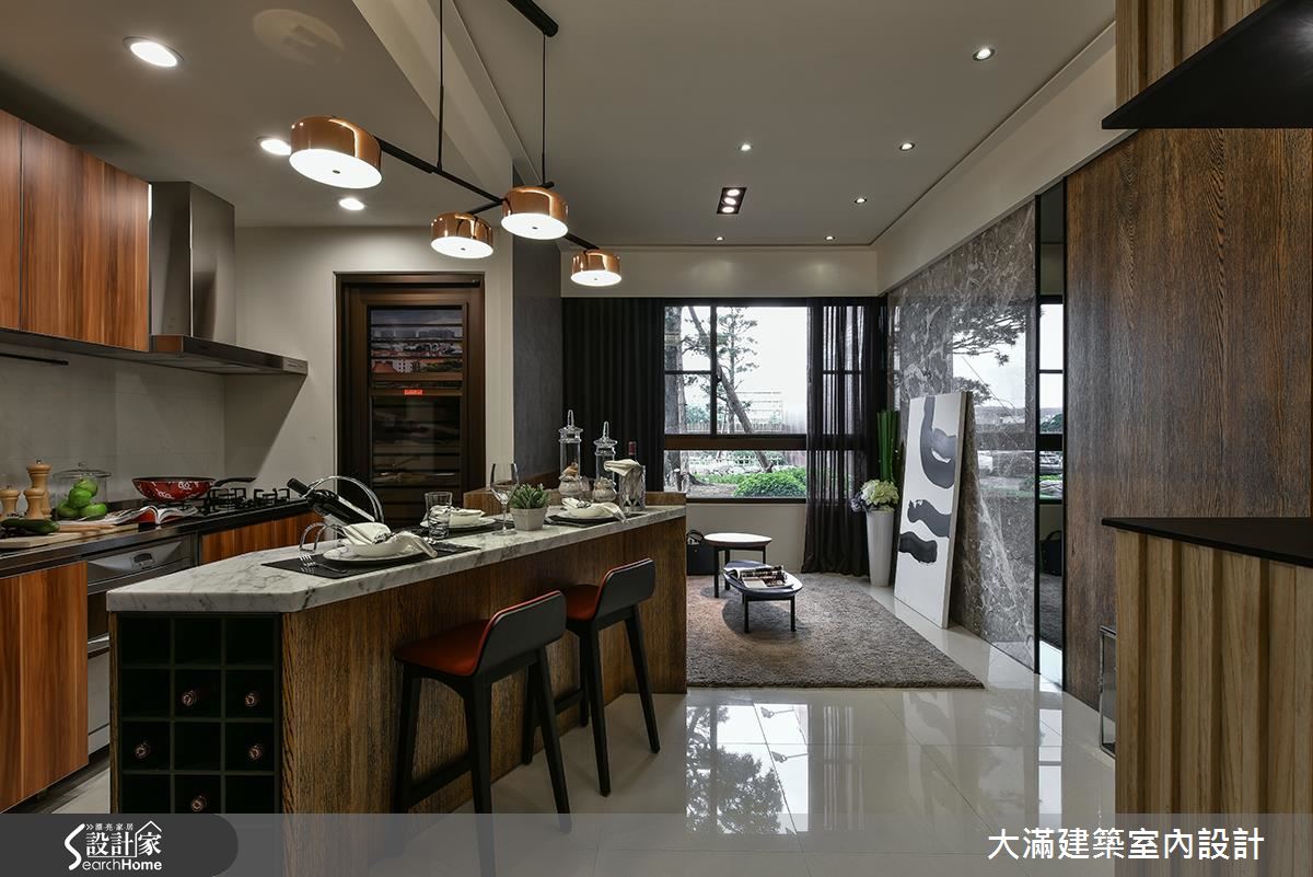 大理石 x 木質的理想組合！30 坪現代宅給你溫煦好生活