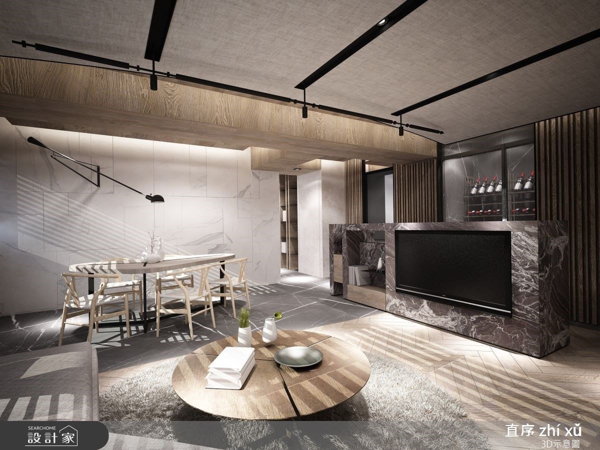 毛胚屋化為現代風質感宅！敘寫日光與天然材質的無聲對話