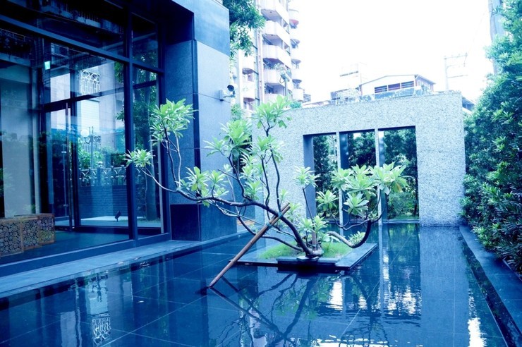 暖暖花見川打造綠意、簡約的空間