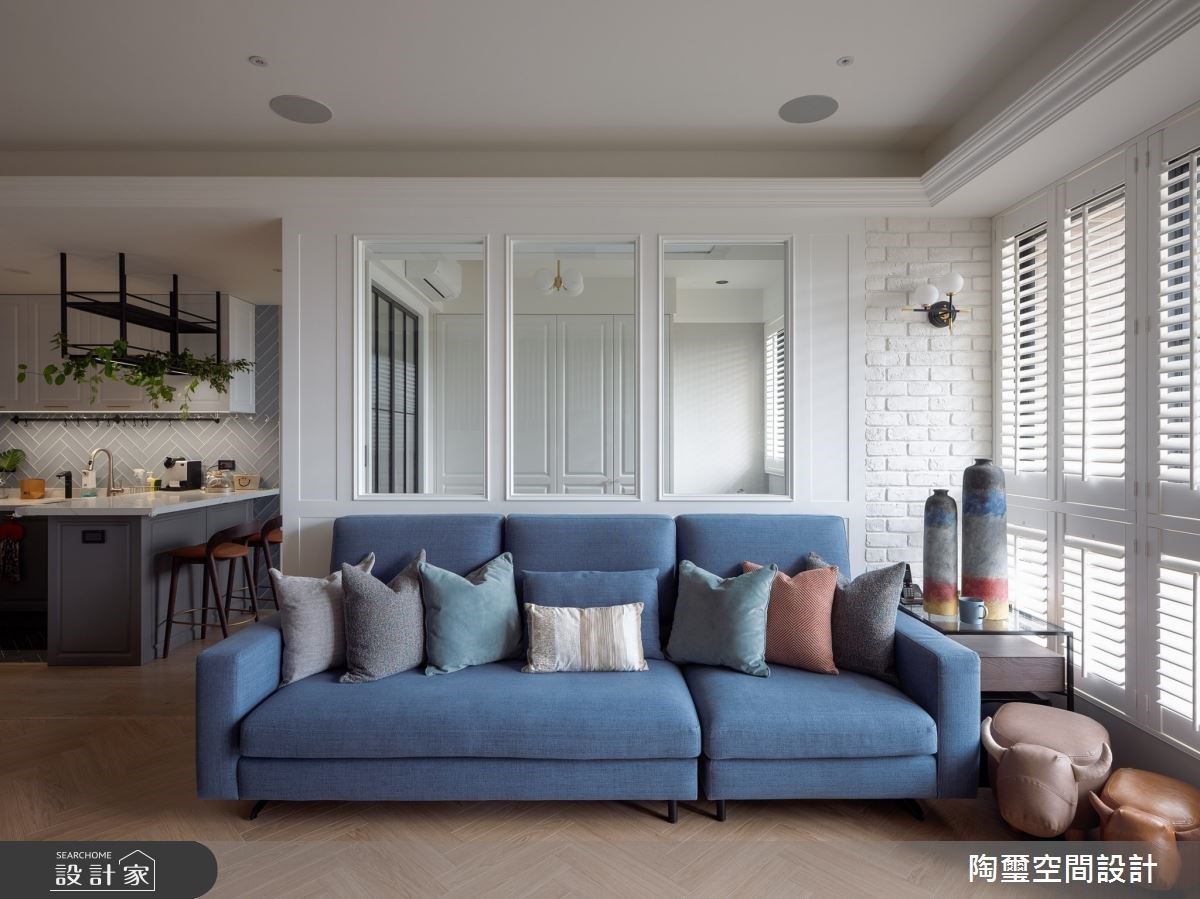 經典耐看美式風! 機能玄關、廚房中島、花磚浴室、優雅臥房，實現我的理...