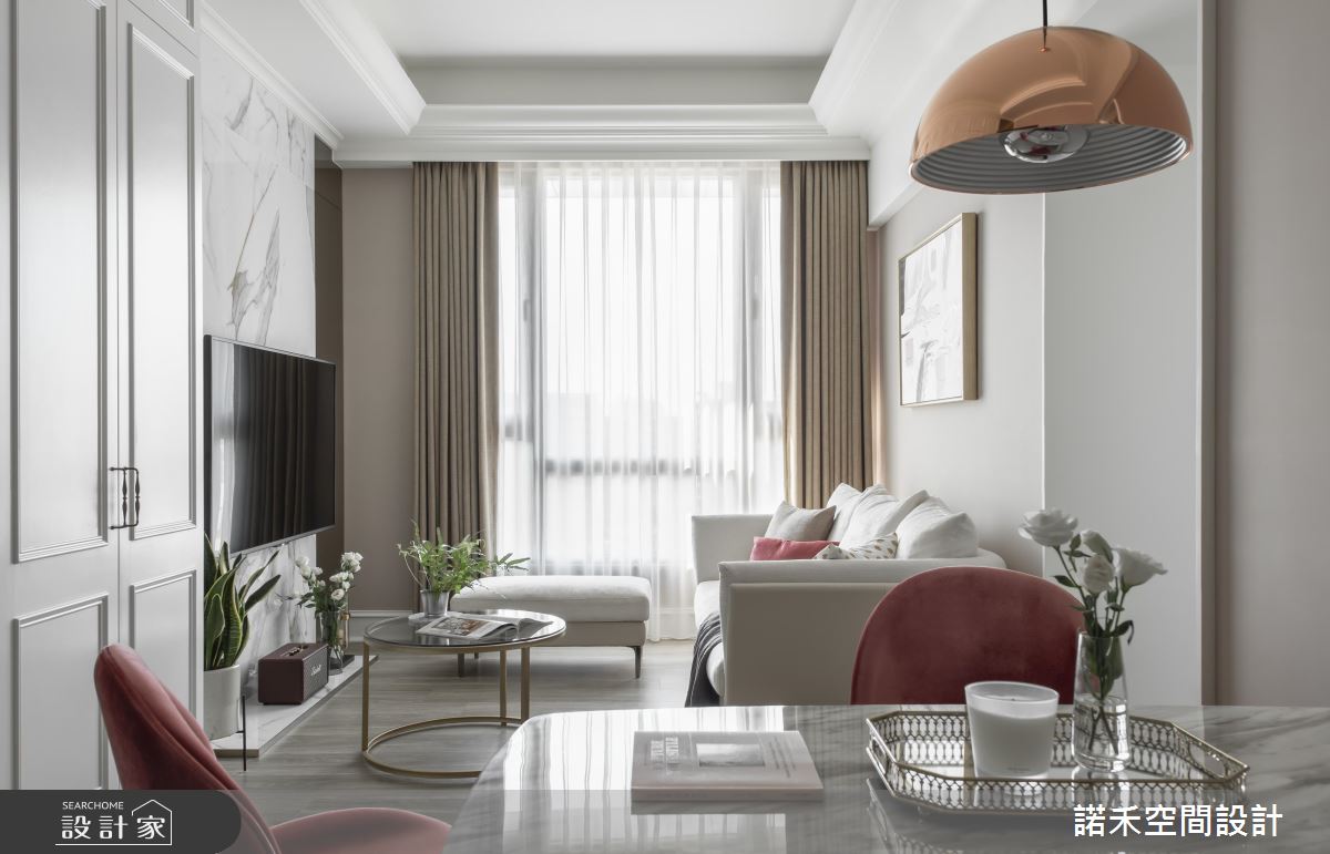 我們的新婚生活，在甜甜的12 坪美式宅正式上演！