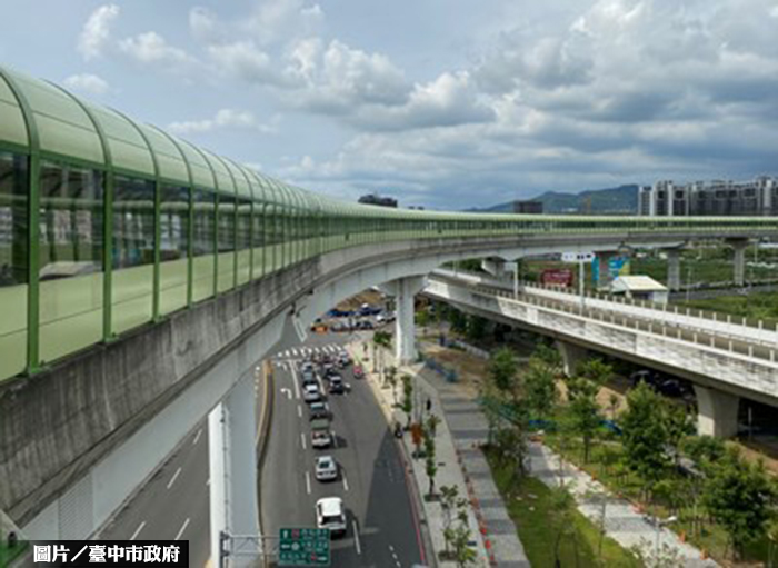 中市捷運綠線隔音牆 全數完工