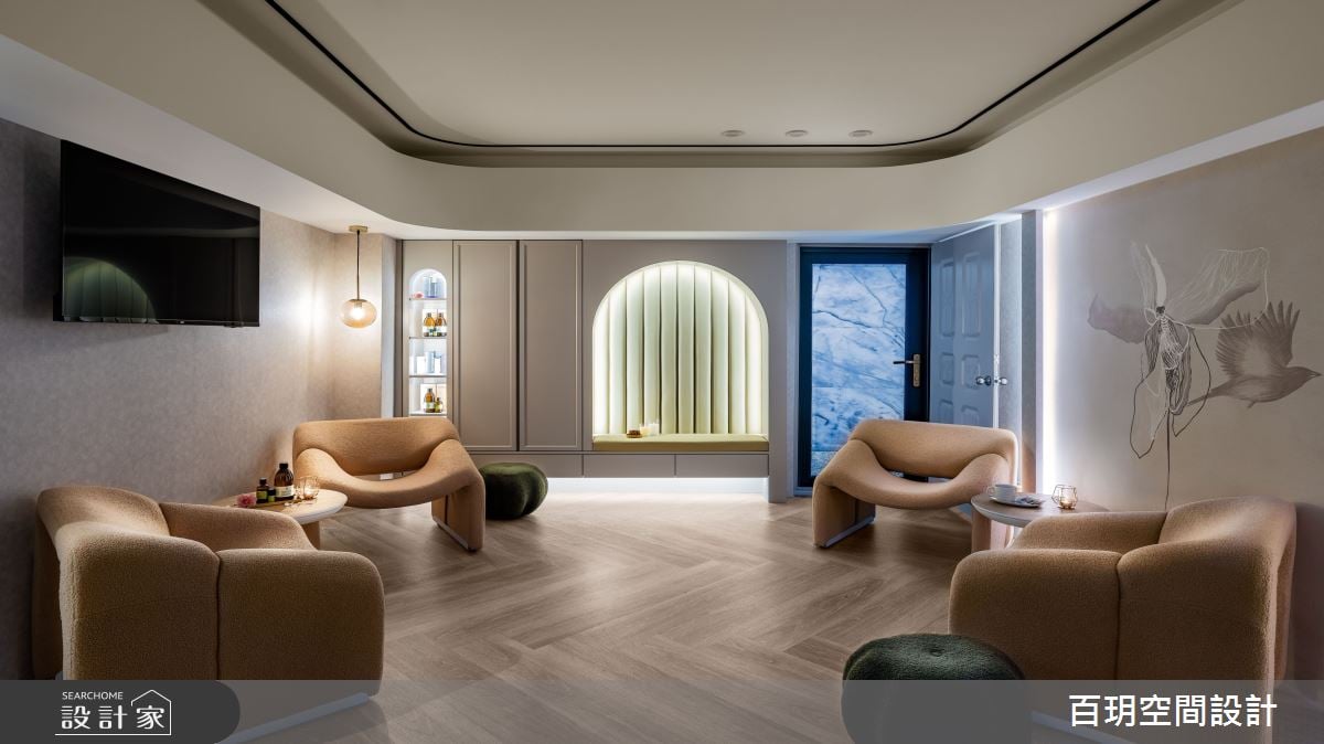 老屋翻新精油spa！弧形線條與自然柔美侘寂風，創造療癒香氛烏托邦