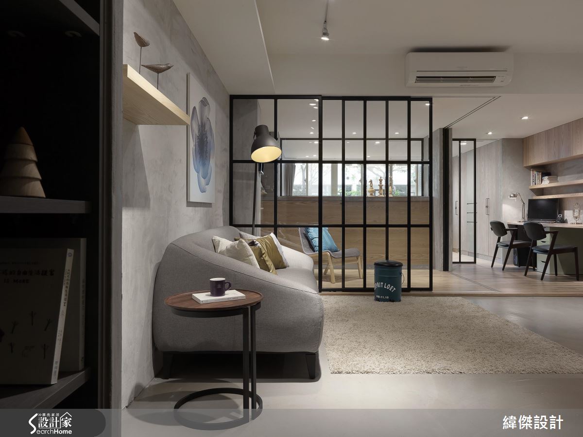 老屋重整樣貌！ 2 人 4 貓的 Loft 風微笑新居