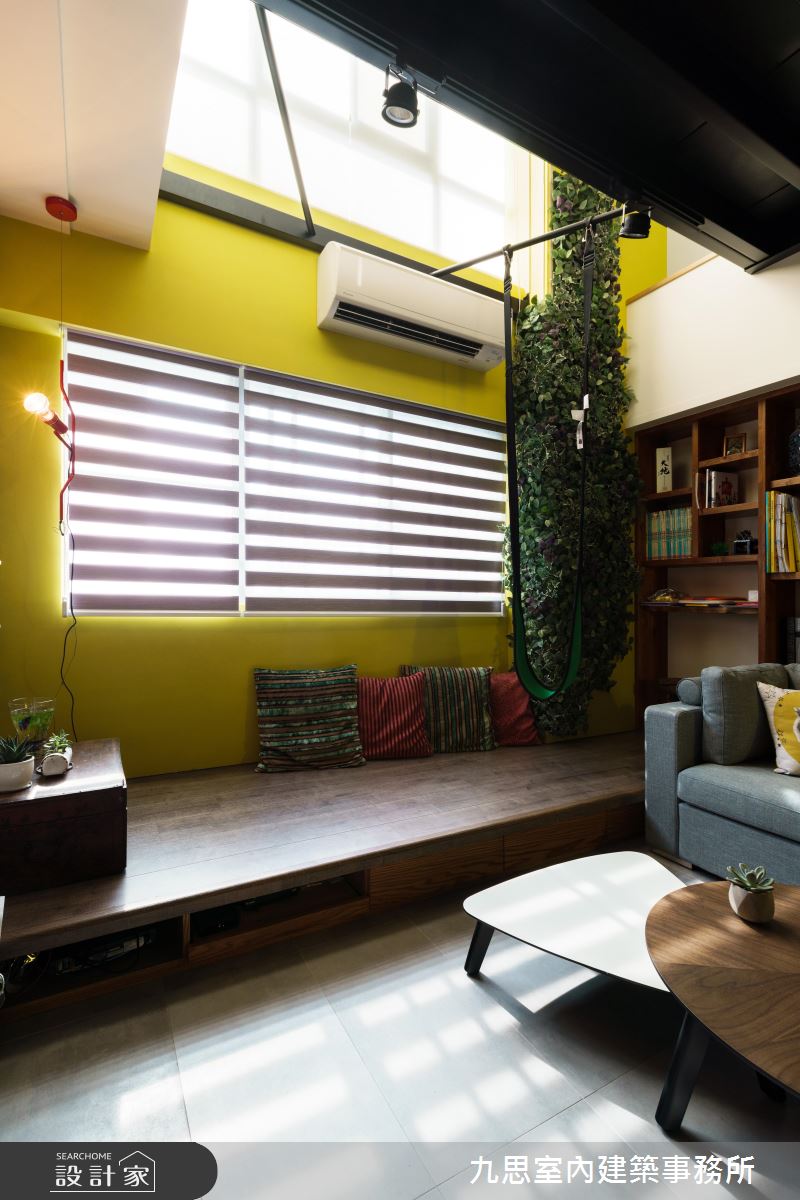 我在森林盪鞦韆！18 坪樓中樓化身孩子的秘密基地