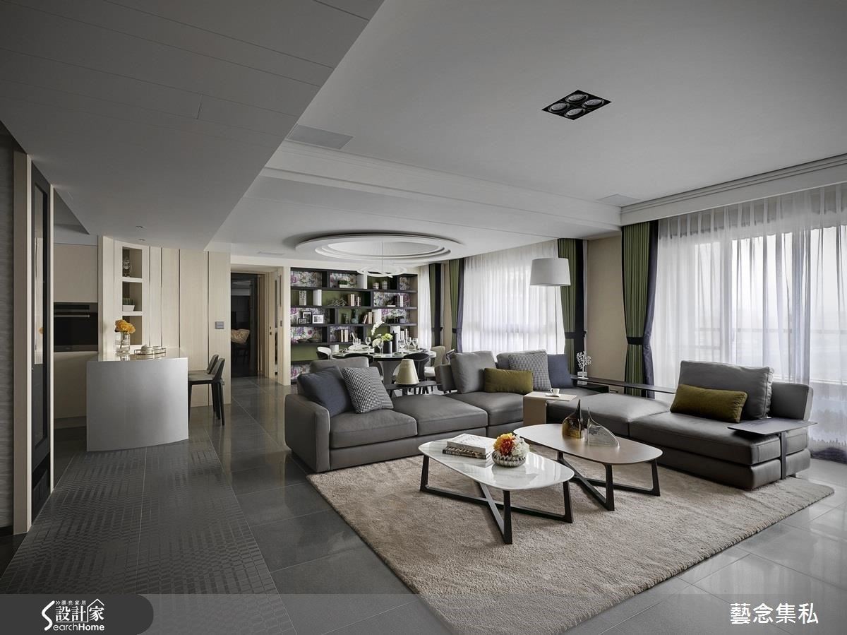 打造豪宅客廳的秘密！融入精緻色彩，掌握現代風與混搭風的時尚美學