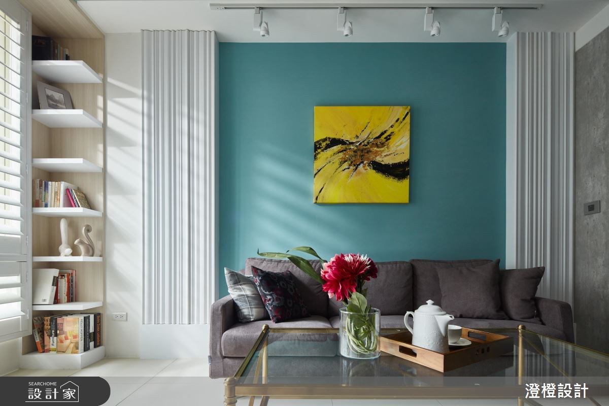 療癒系清爽設計 開啟小夫妻的藍調新生活 !