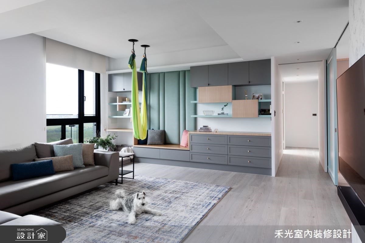 用湖水綠隱藏我們的生活！安心玄關、韓劇感臥室和光一起放鬆