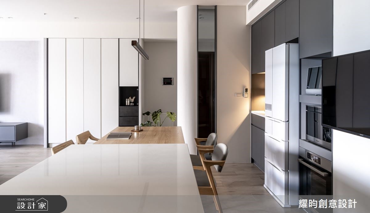 木紋磚配灰烤漆！看似簡單卻細節滿滿的北歐風設計