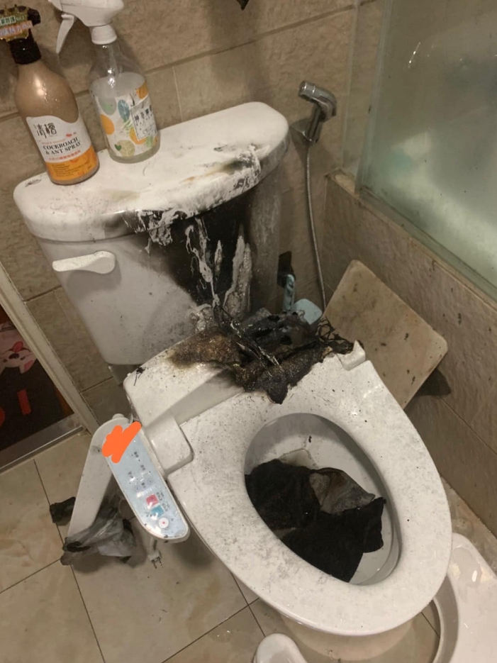 驚！自家免治馬桶突「自燃」  網傻眼：差點火燒屁股