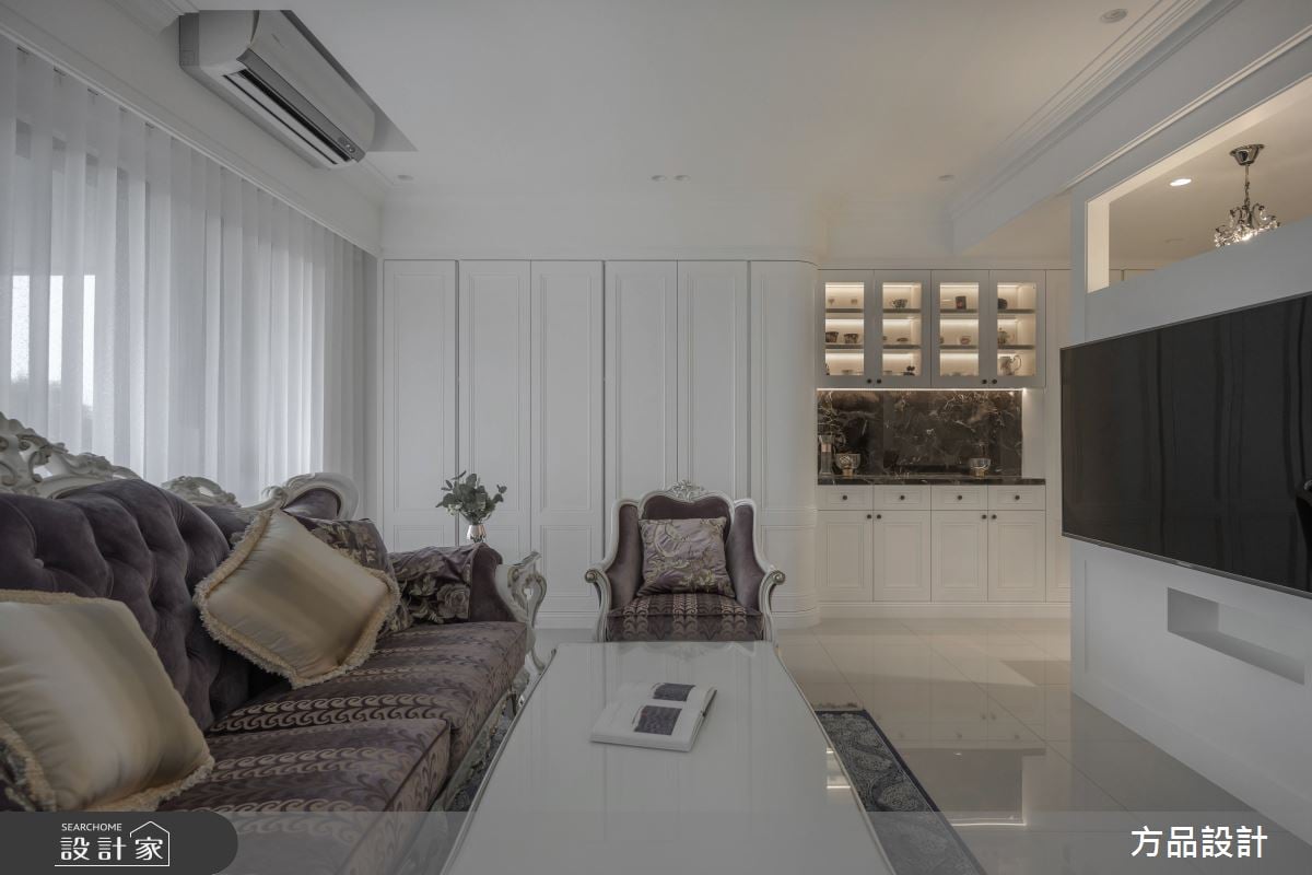 單人退休小宅也能浪漫又典雅！美式與新古典的最佳融合