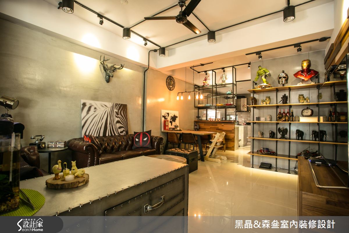 最有溫度的工業風透天厝 暗藏一家 4 口的童心玄機！
