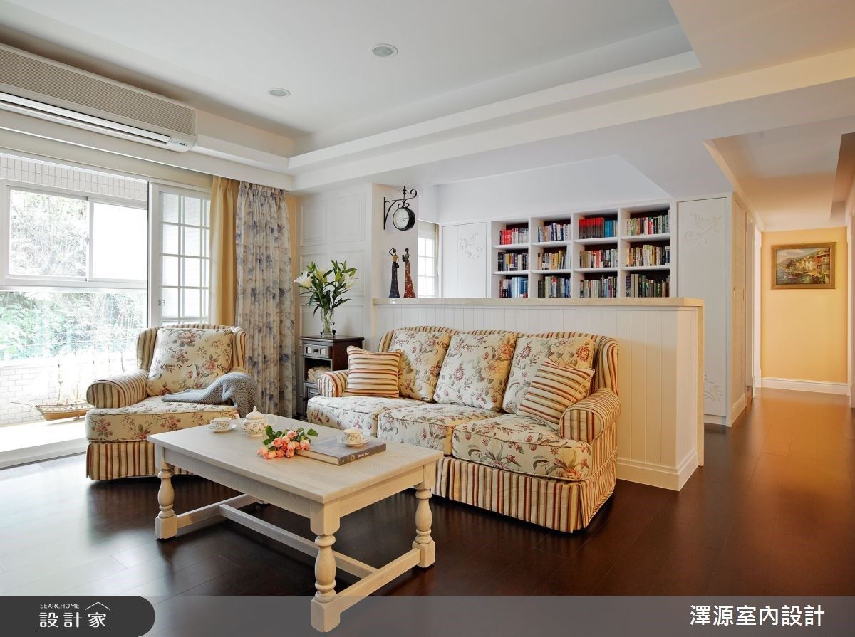 舊家具融入新設計！35 坪新居百萬預算實現美式鄉村格裝潢