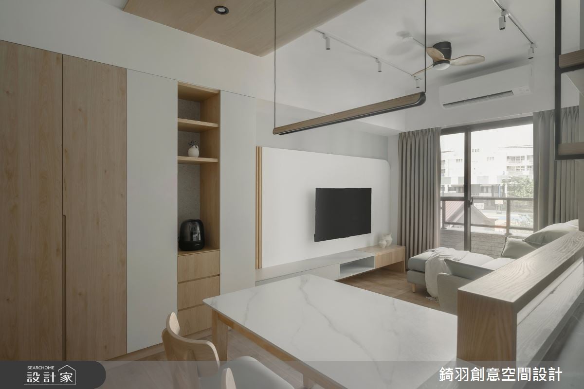 開箱超溫馨姊弟共居宅!17.5坪空間揉捻溫煦木質、輕淺色調成就日式無印居家