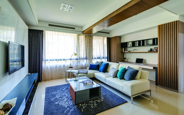 巧設機能介質 設計師化解進門不見灶的風水問題