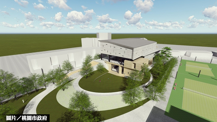 桃園新坡多功能場館 明年1月完工