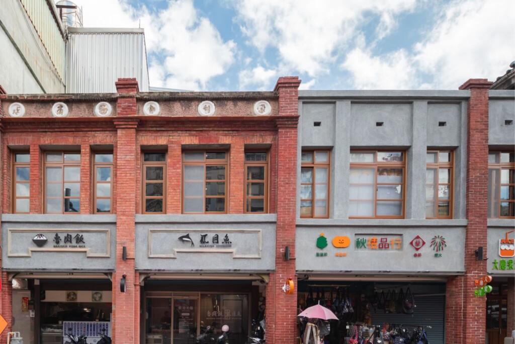 桃園景福宮周邊立面美化啟動第二期工程　打造舊城紅磚特色商街