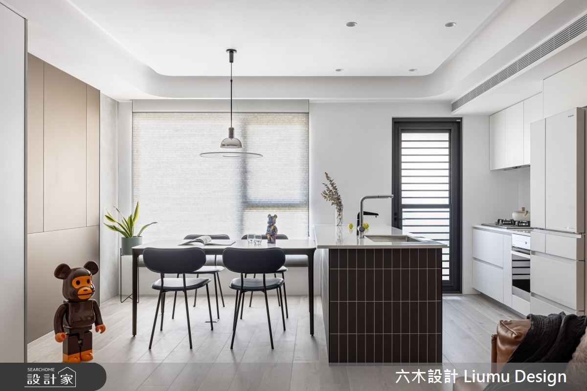 20坪純白系北歐日光宅！明亮餐廚、客廳醞釀兩人清甜的生活情調
