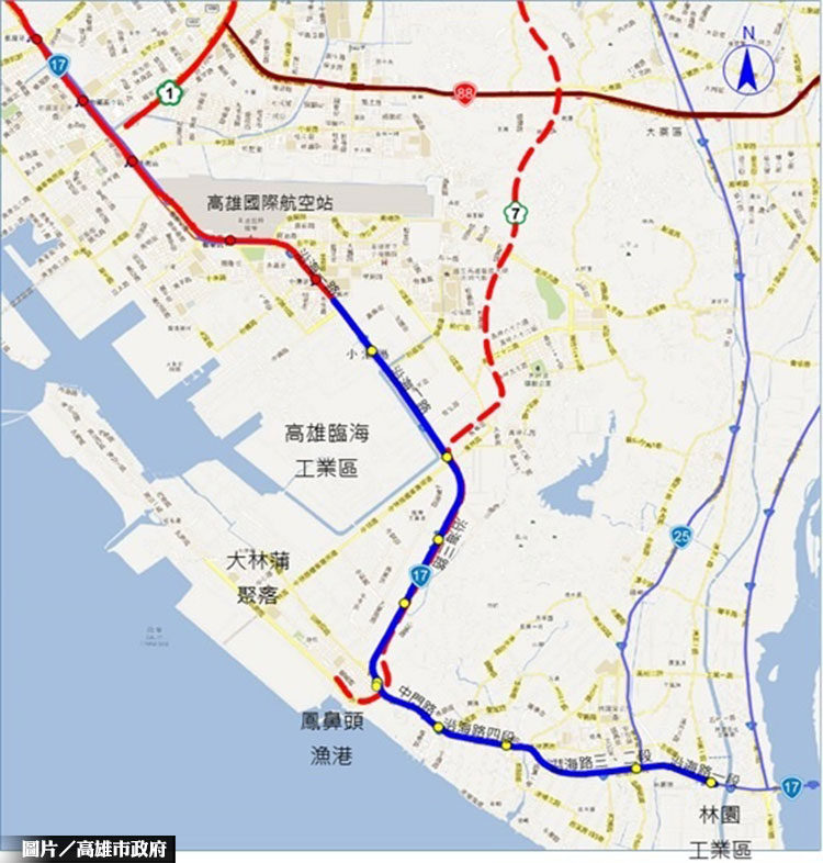 高雄捷運延伸小港林園 市府積極推動中