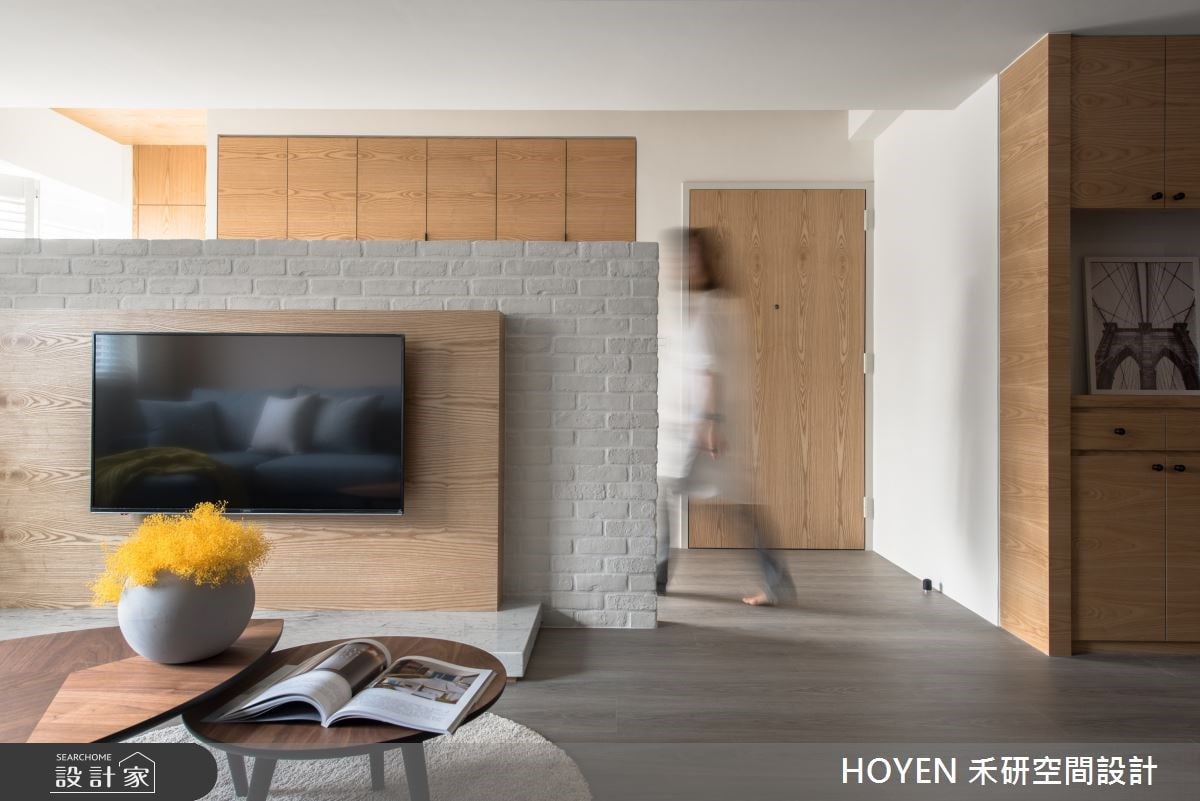 喧囂城市裡的一室靜謐！25坪大地色北歐風，還給中古屋久違的清亮氣息