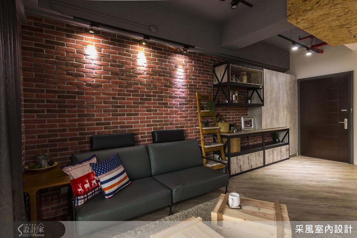 用材質展現 濃郁工業風格的幸福居家