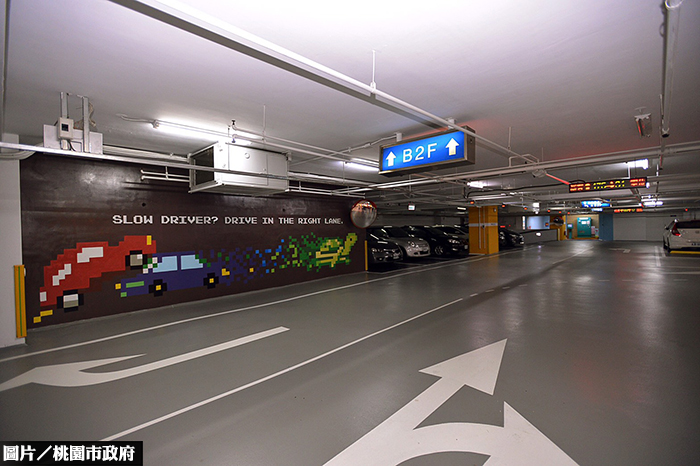 中壢地下停車場智慧化　使用率可望提昇