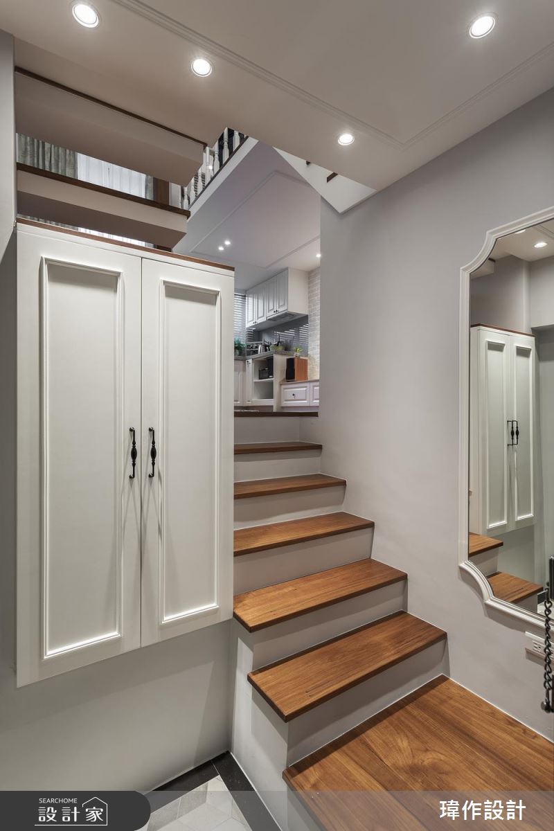 13 坪的美式風樓中樓，老屋翻新變身單身小豪宅