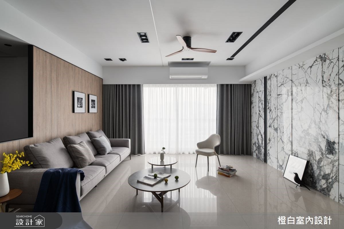 大器現代風遇上輕奢感！抹去中古屋痕跡，成就小家庭的混搭風質感宅