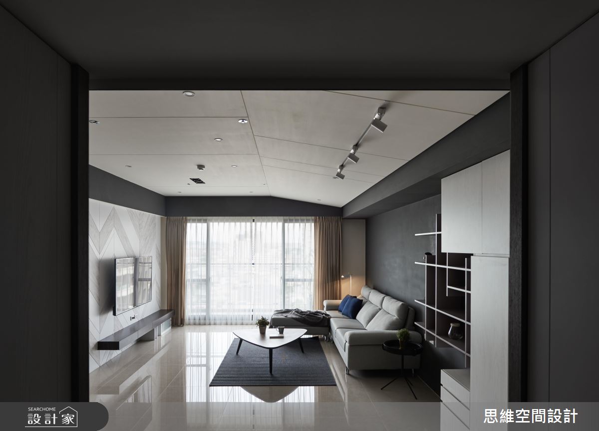 黑白配這樣設計超美型！33坪的現代風理性之居
