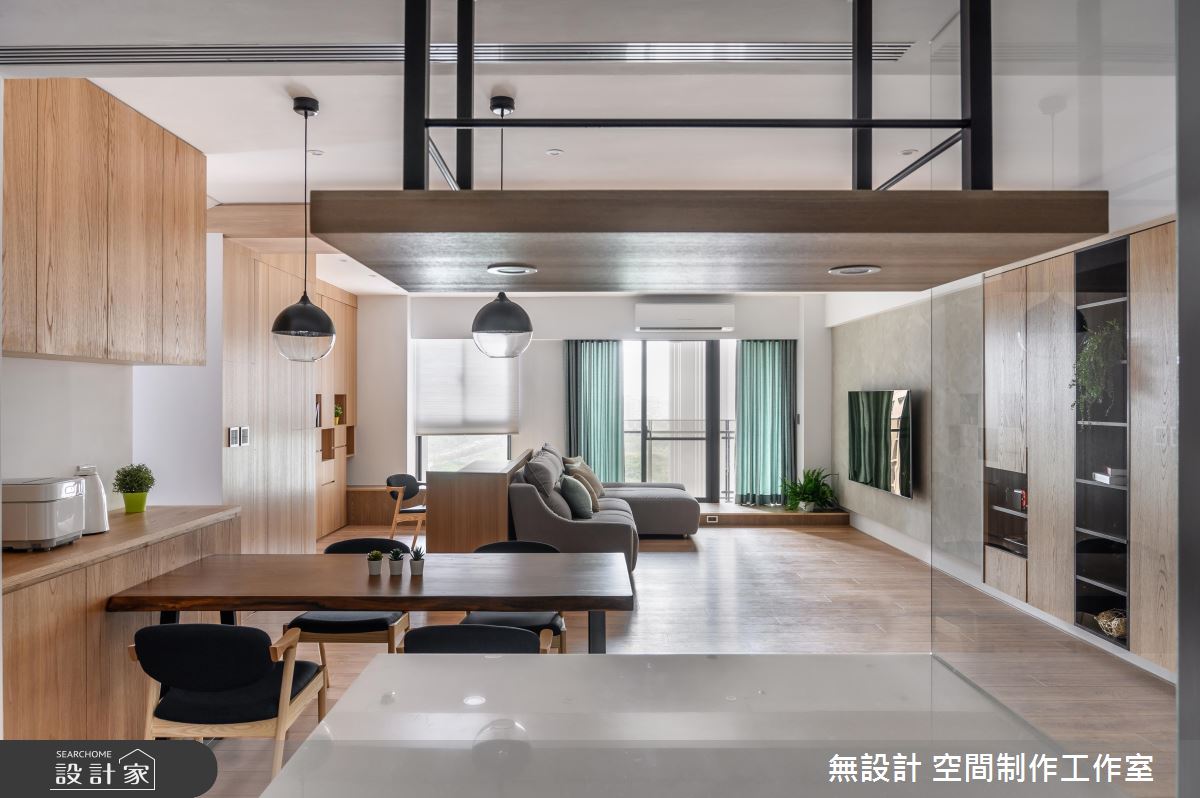 大儲藏室、主臥更衣室都在牆後！善用隱形收納的無印風生活