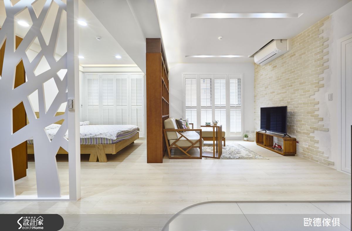 清爽度假不求人，就在15坪木質北歐風小屋