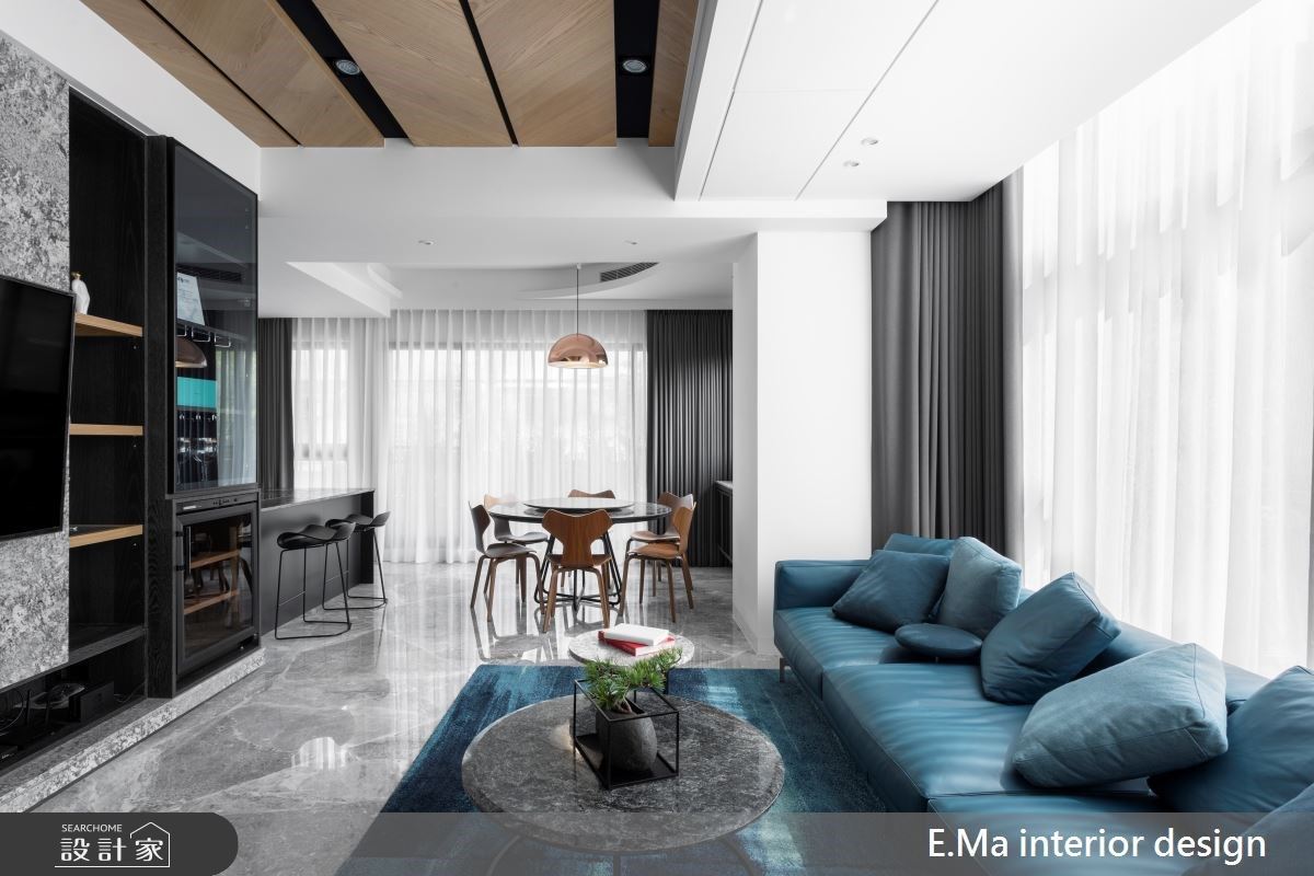 多功能石材電視牆、5 間全能臥室高規格訂製！豪華現代風別墅滿足全家人心願