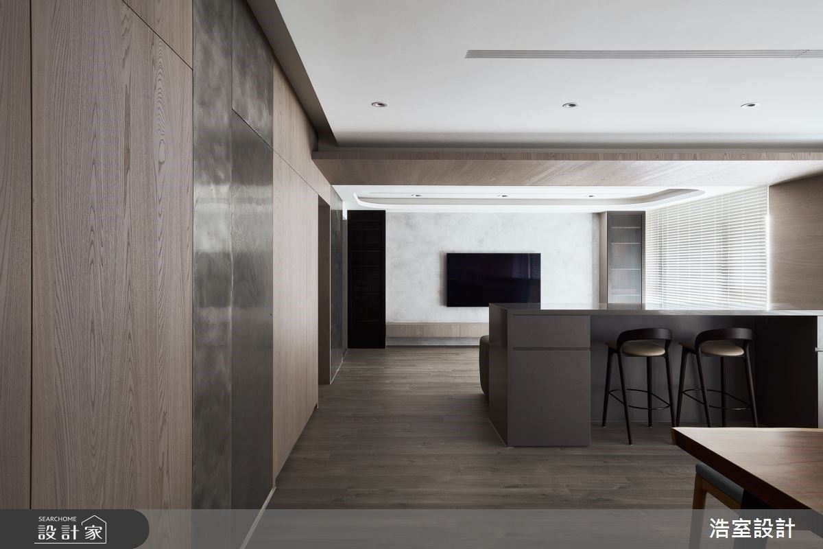 串聯客餐廳空間，化簡為繁實現機能兼具的現代風住所