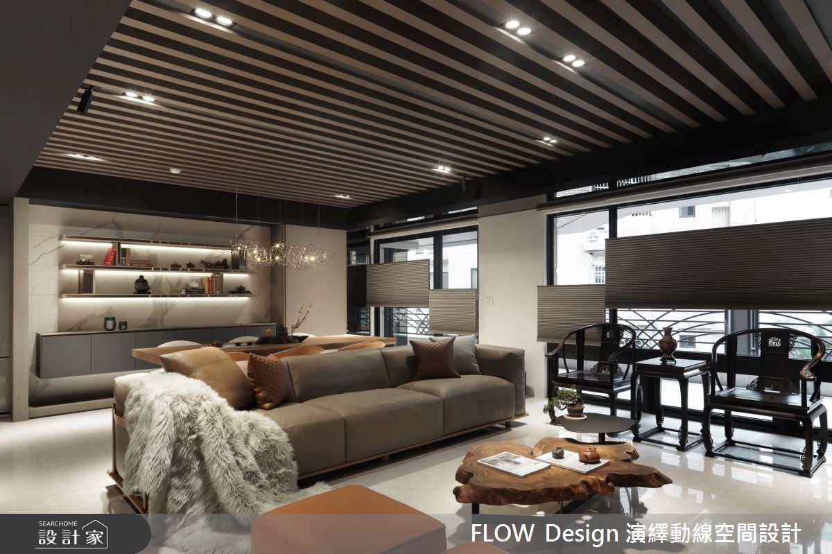 彷彿走進藏寶閣！揉合現代感與新東方美學，勾勒脫俗優雅的60坪輕奢大宅