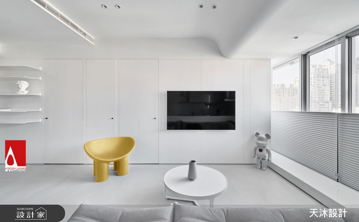 75%的白讓生活更溫柔，簡約而不簡單的透明感居宅