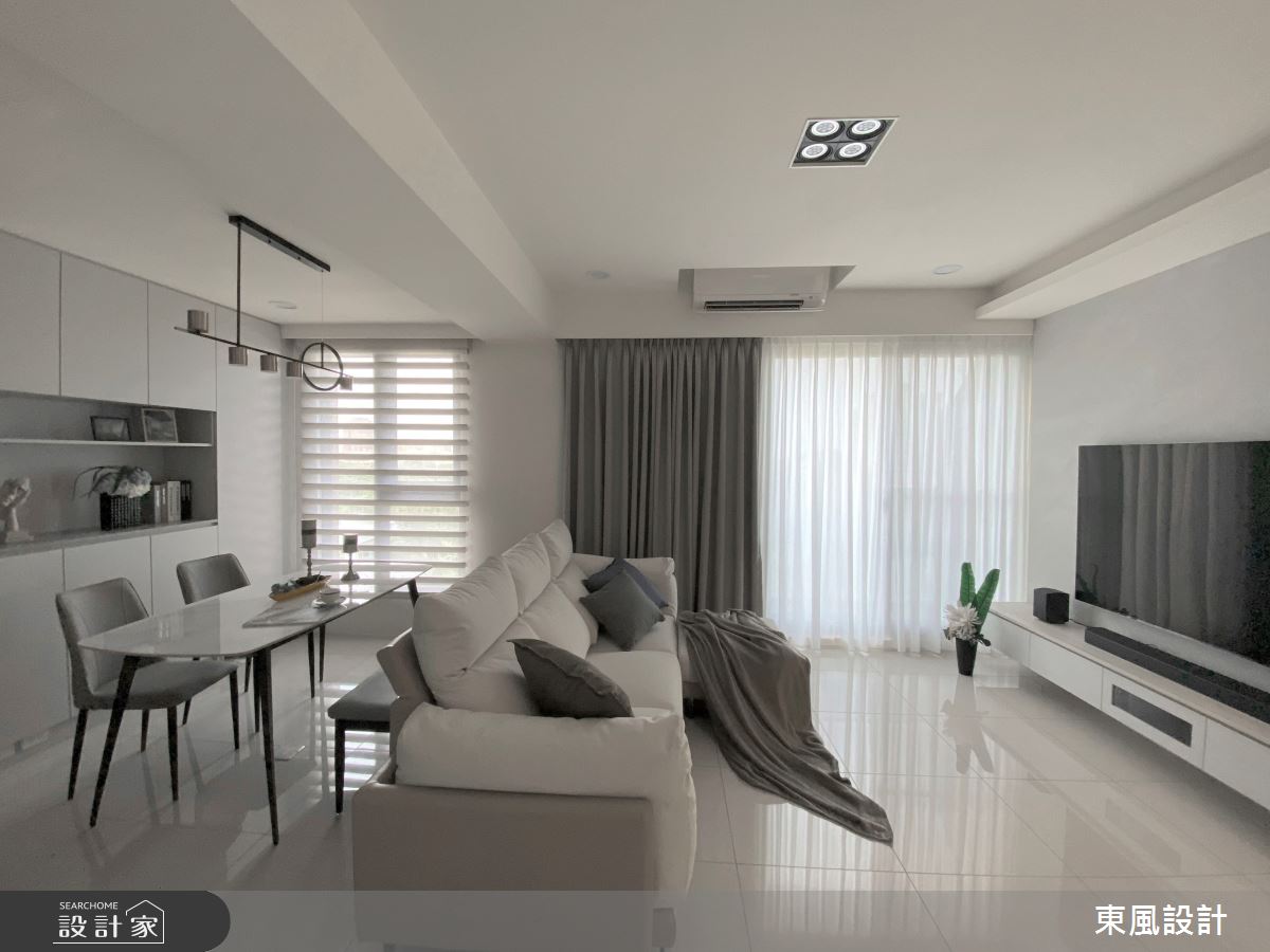 刻劃白淨透現代風尚宅！奶油風清新櫃體設計，實現和諧美學與家的功能內涵