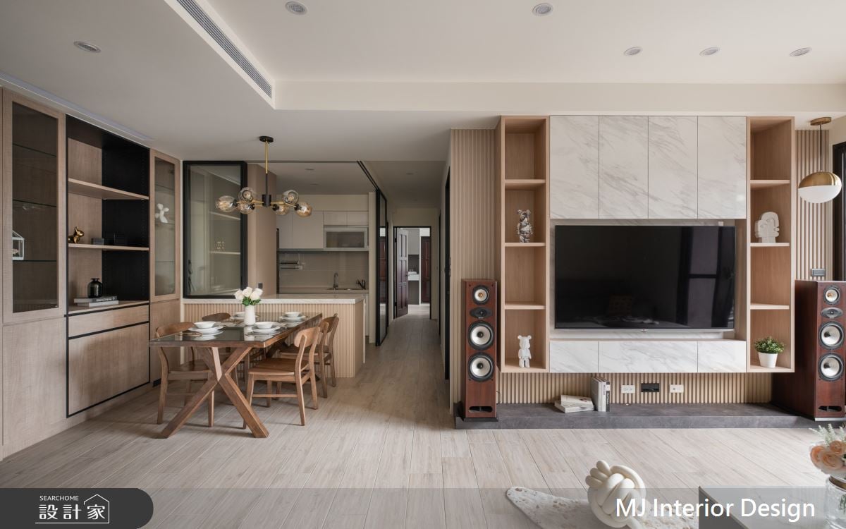 35坪自然系現代宅讓陽光走入室！半開放式設計結合一分日式語彙，迎接一...