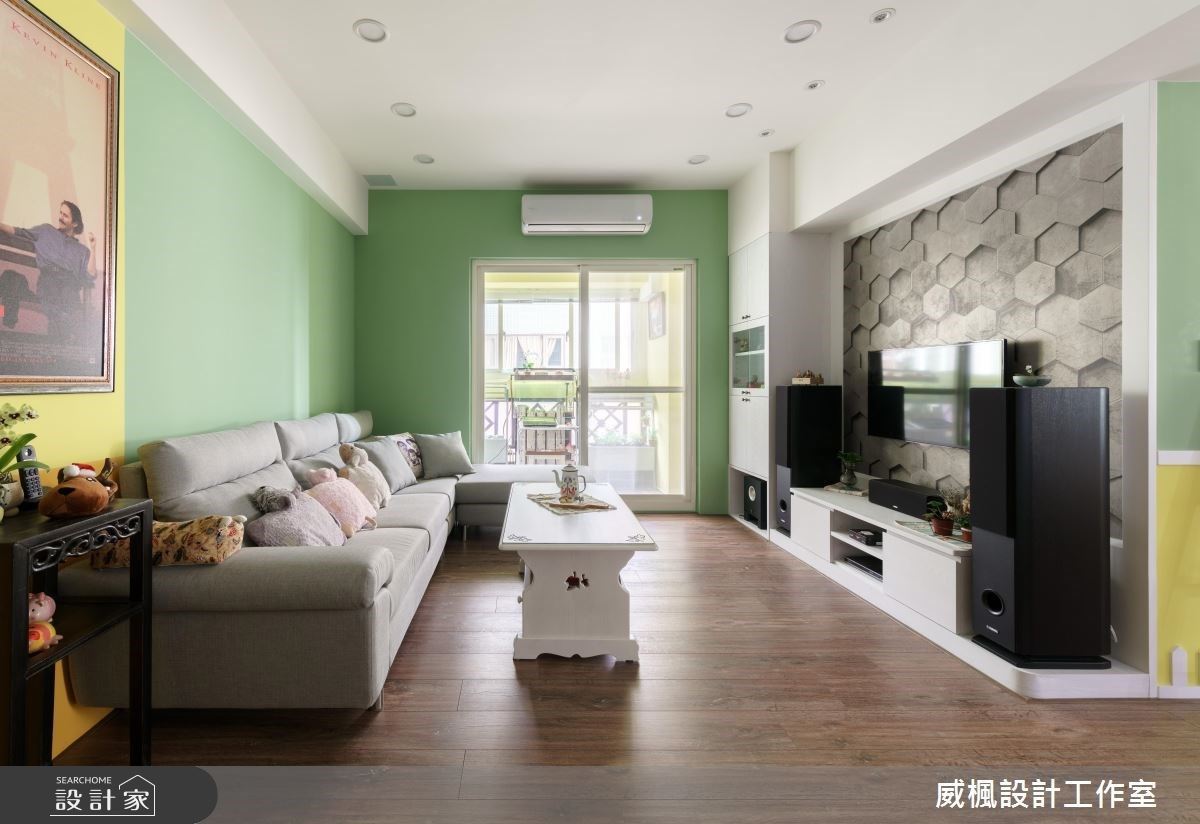 找回老屋的繽紛新面容！30坪綠意鄉村宅，歌頌歐美電影的溫暖與浪漫