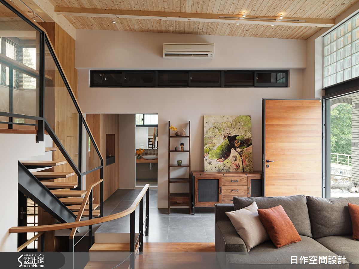 不思議的極致錯層設計！都在日光森林系三代同堂美宅