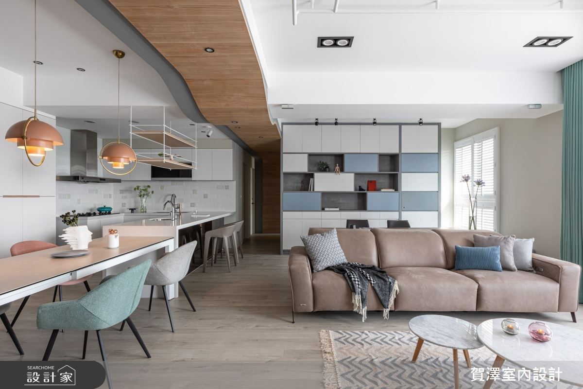 毛胚屋格局整型成功！ㄇ 字開放餐廚、一字型更衣室完整北歐風生活