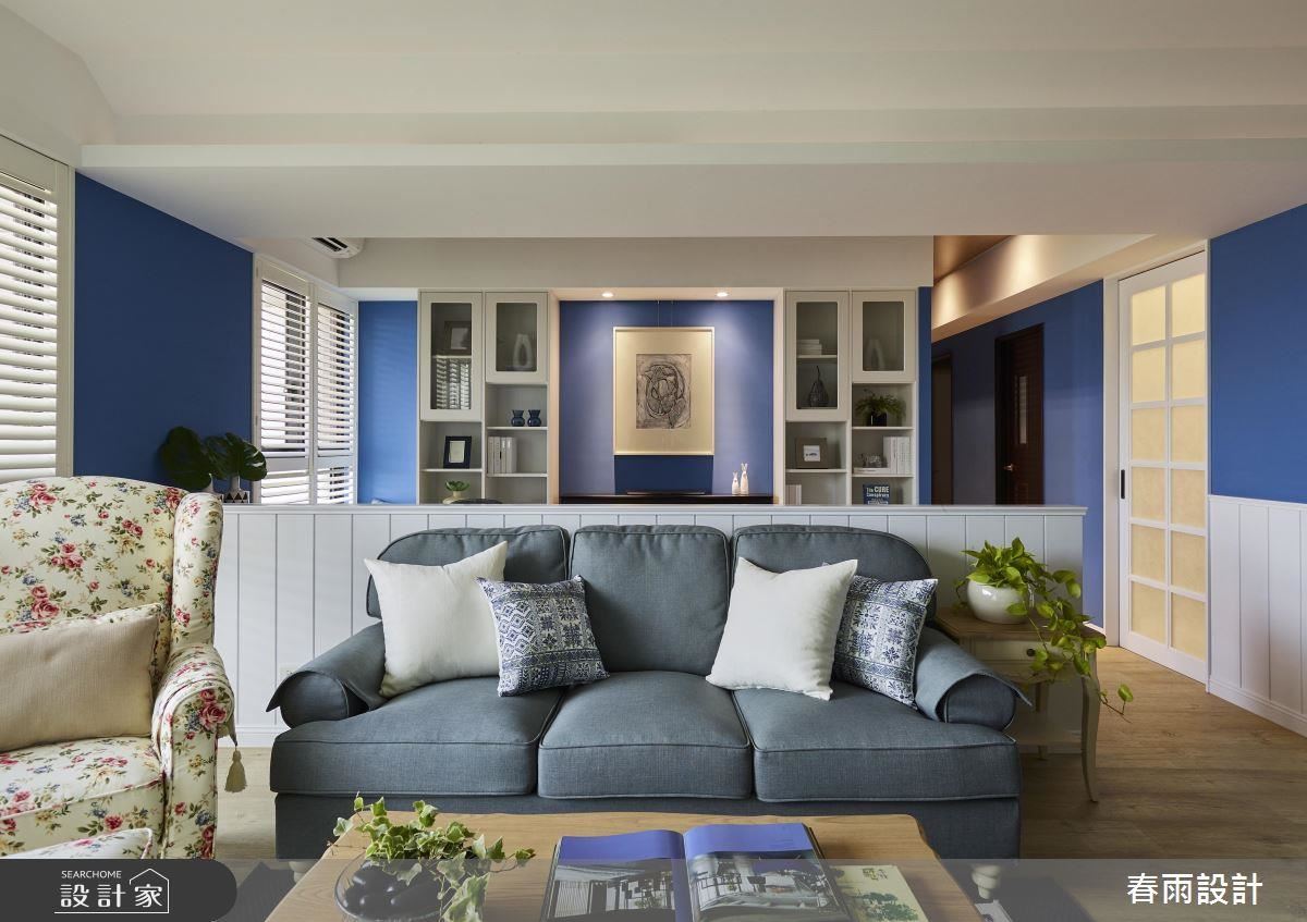 親子共讀，好感度爆表的藍白鄉村風！