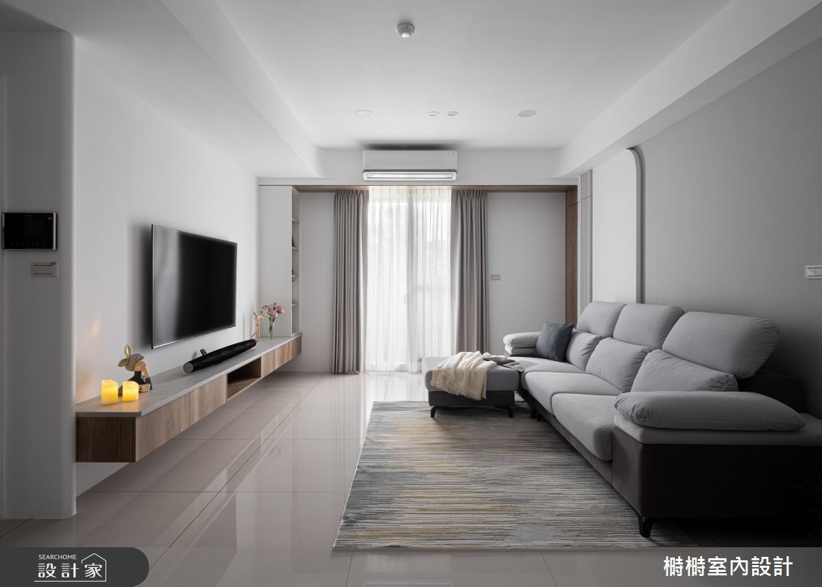 探索無瑕北歐宅的設計密碼!隱藏門X柔和曲線X內斂光影勾勒機師的溫馨美宅